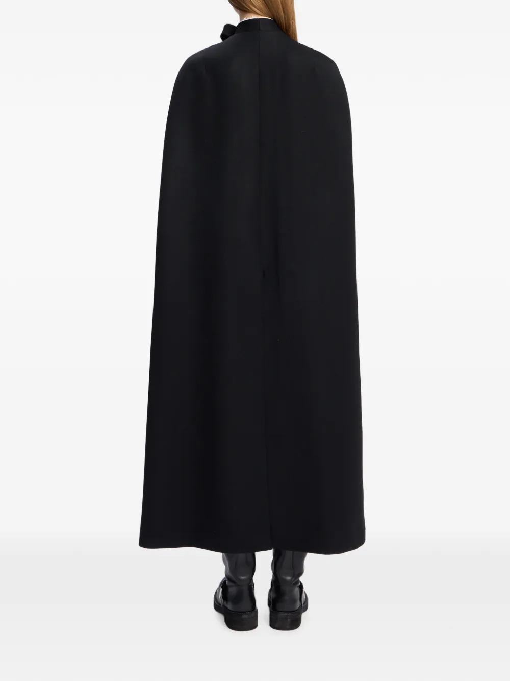 Ann Demeulemeester Button-embellished Cape in Black, view 4