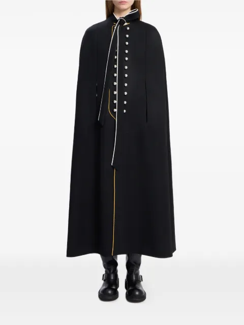 Ann Demeulemeester button-embellished cape