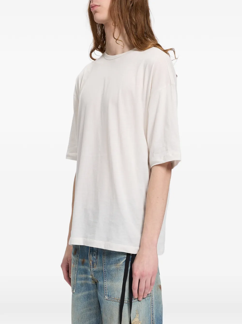 Ann Demeulemeester Dieter High T-shirt Wit