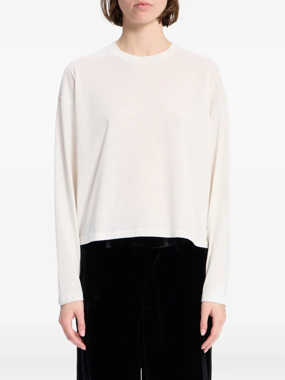 Ann Demeulemeester graphic-print long-sleeve T-shirt