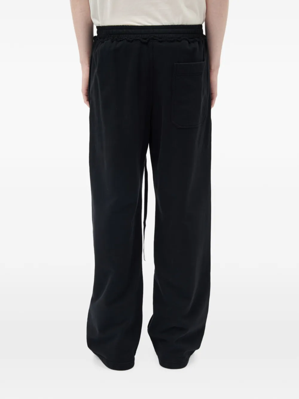 Ann Demeulemeester Fin straight trainingsbroek Zwart