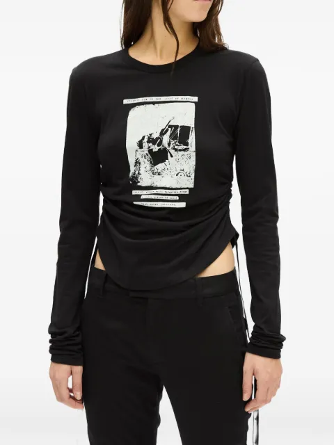 Ann Demeulemeester t-shirt Dot à fronces