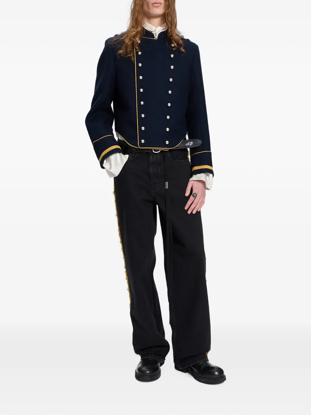 Ann Demeulemeester Hanno ruimvallende jeans Zwart