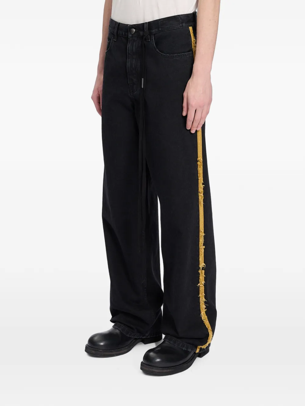 Ann Demeulemeester Hanno ruimvallende jeans Zwart