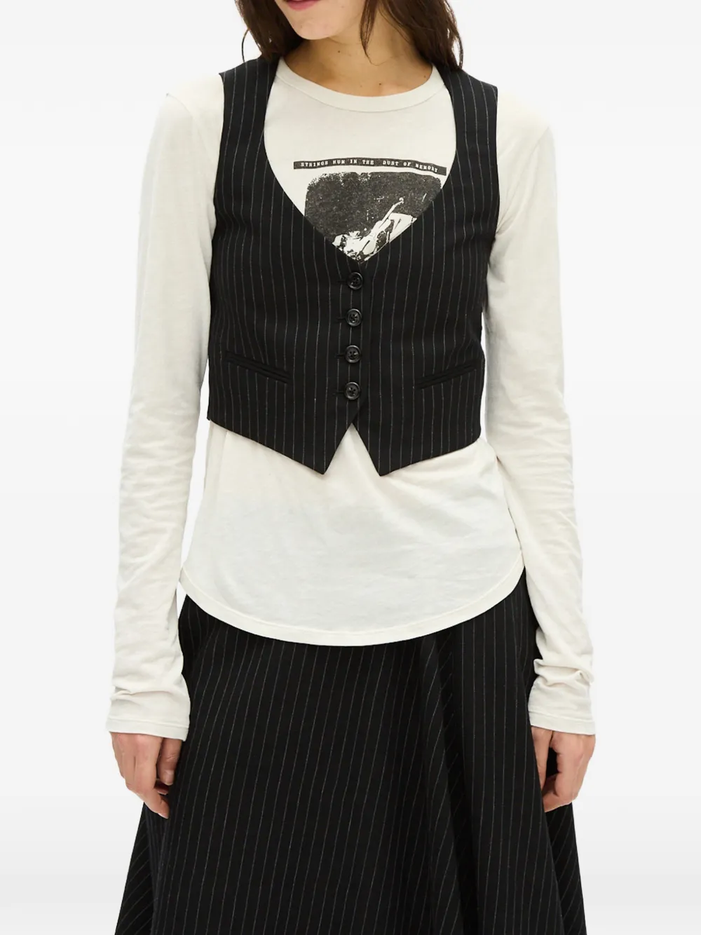 Ann Demeulemeester button-front waistcoat