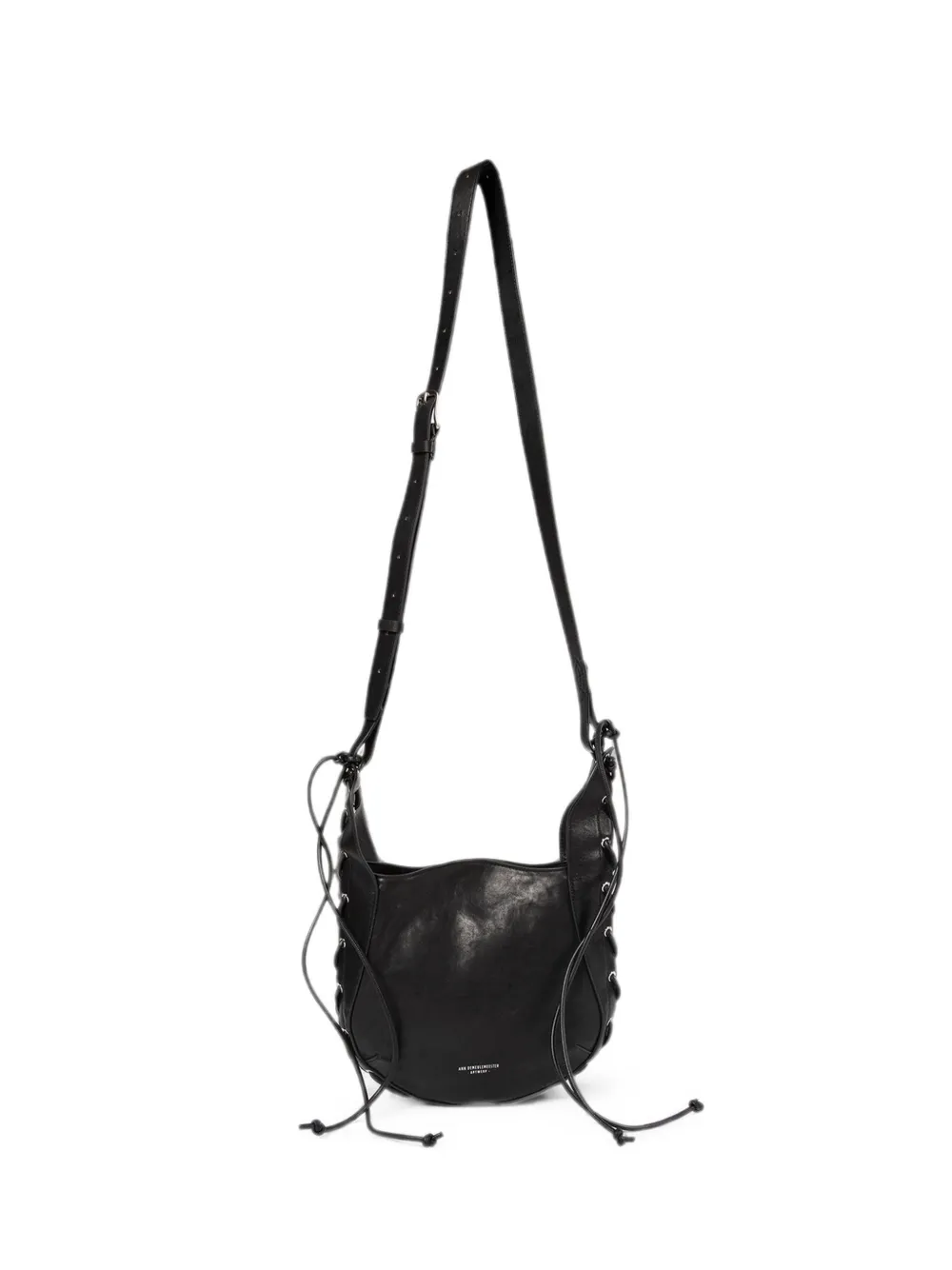 Ann Demeulemeester Henna lace-up shoulder bag - Nero