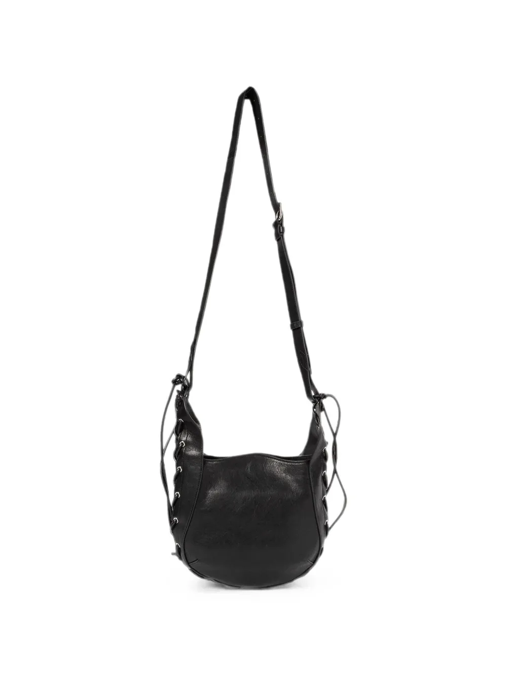 Ann Demeulemeester Henna schoudertas met veters Zwart