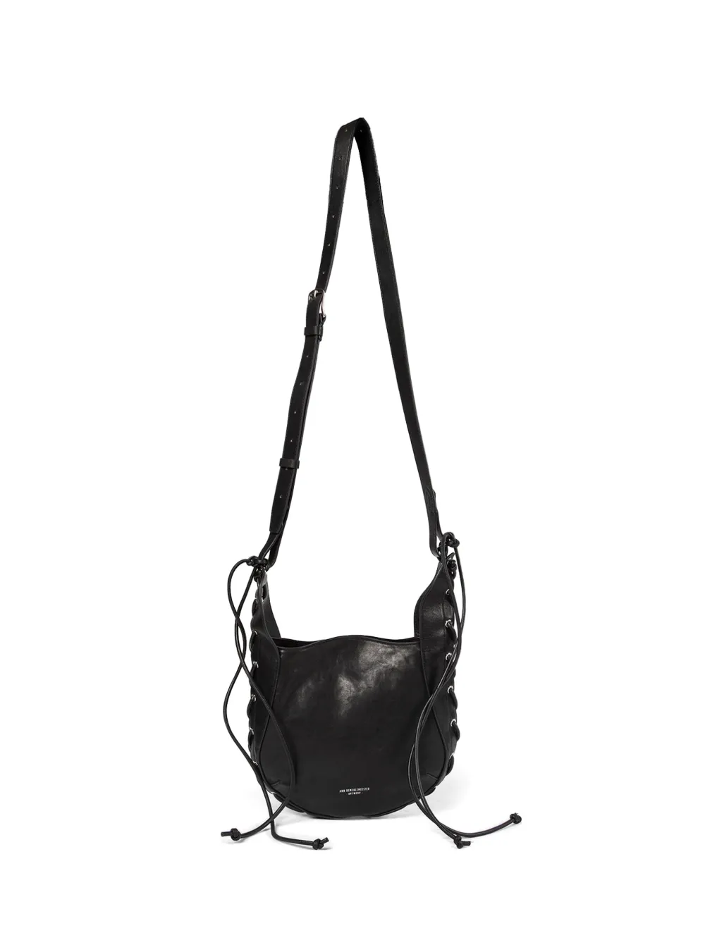 Ann Demeulemeester Henna lace-up shoulder bag - Nero