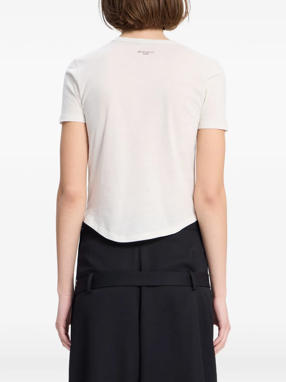 Ann Demeulemeester Le Voyou T-shirt met grafische print Beige