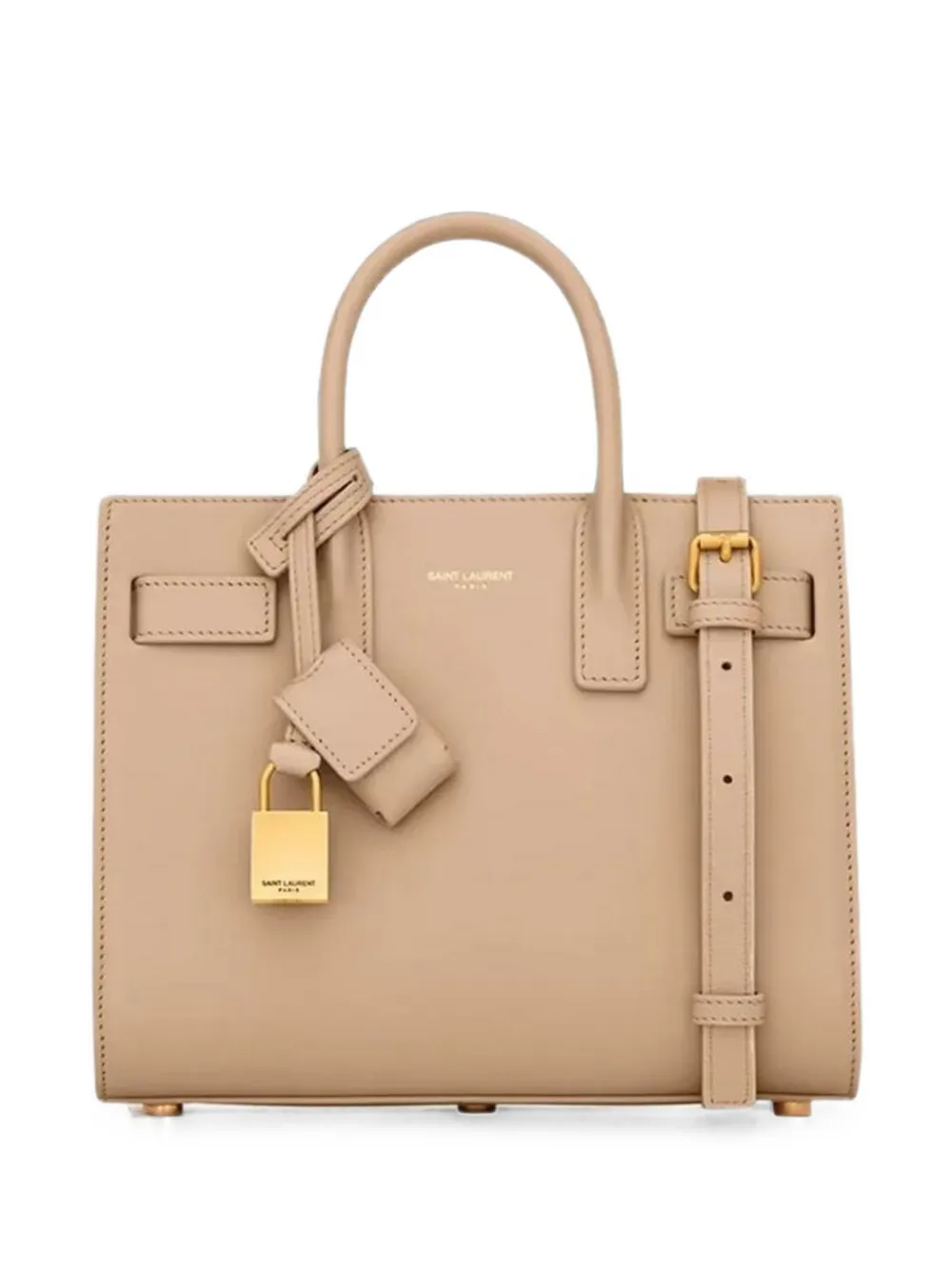Saint Laurent small Sac De Jour handbag - Nude