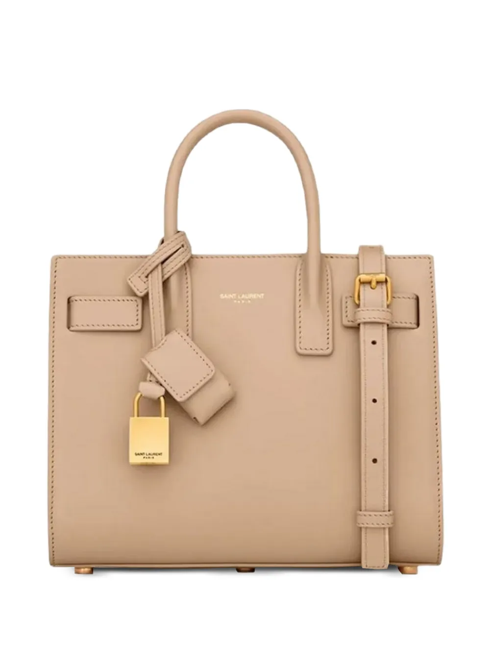 Saint Laurent small Sac De Jour handbag - Neutrals