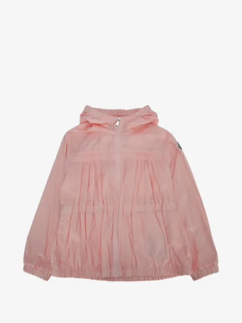 Moncler Enfant Aulne hooded pleated jacket
