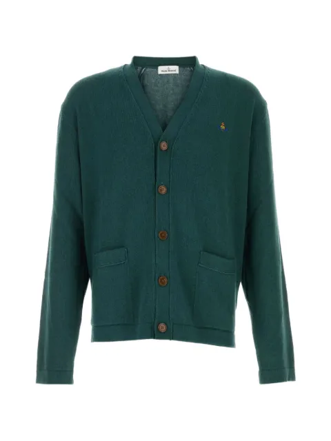 Vivienne Westwood Alex embroidered-logo cardigan