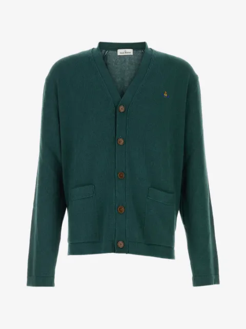Vivienne Westwood Alex embroidered-logo cardigan