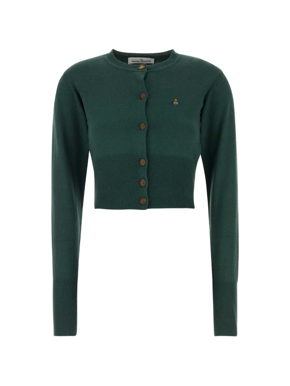 Vivienne Westwood Bea cropped cardigan - Verde