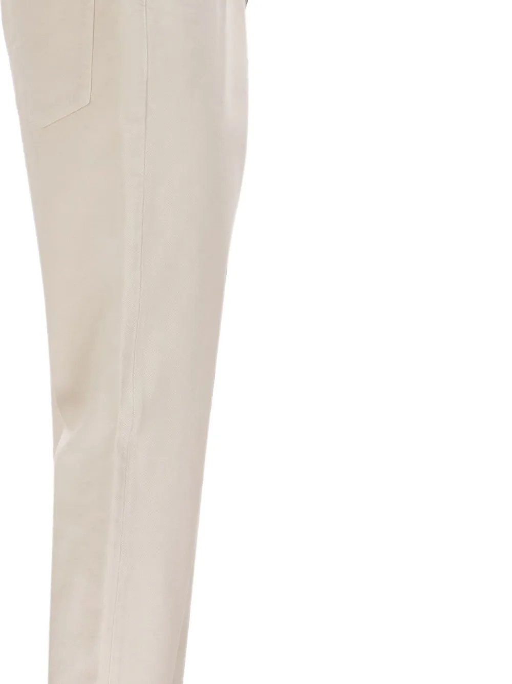 Brunello Cucinelli Jeans met toelopende pijpen en vijf zakken Wit