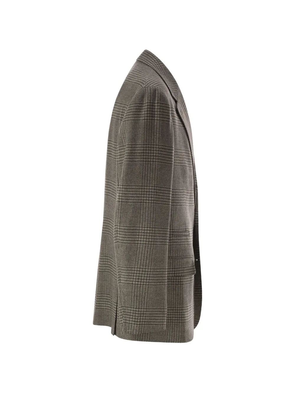 Brunello Cucinelli Geruite blazer Grijs