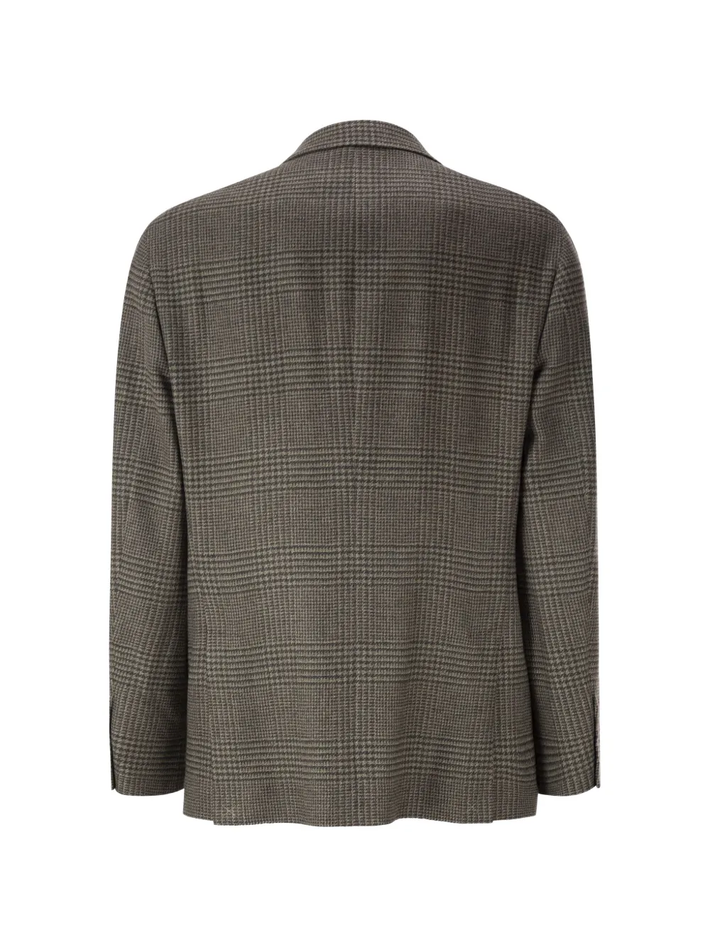 Brunello Cucinelli Geruite blazer Grijs