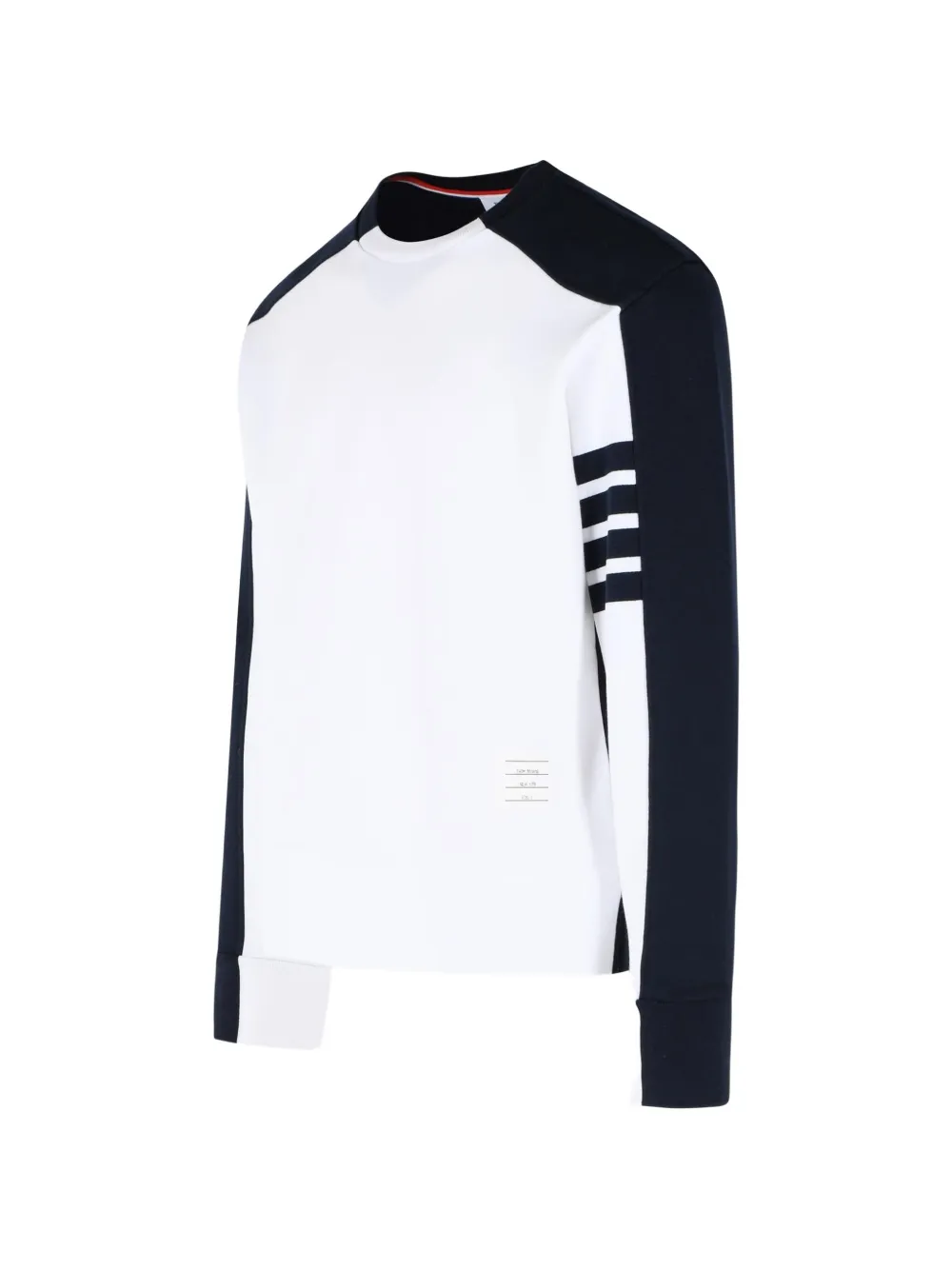 Thom Browne 4-Bar trui met colourblocking Blauw