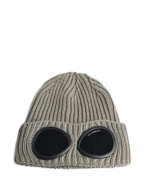 C.P. Company Goggle ribbed-knit beanie hat