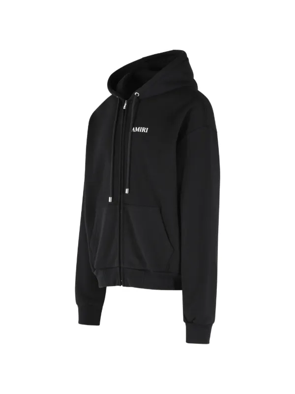 AMIRI ジップアップ パーカー | ブラック | FARFETCH JP