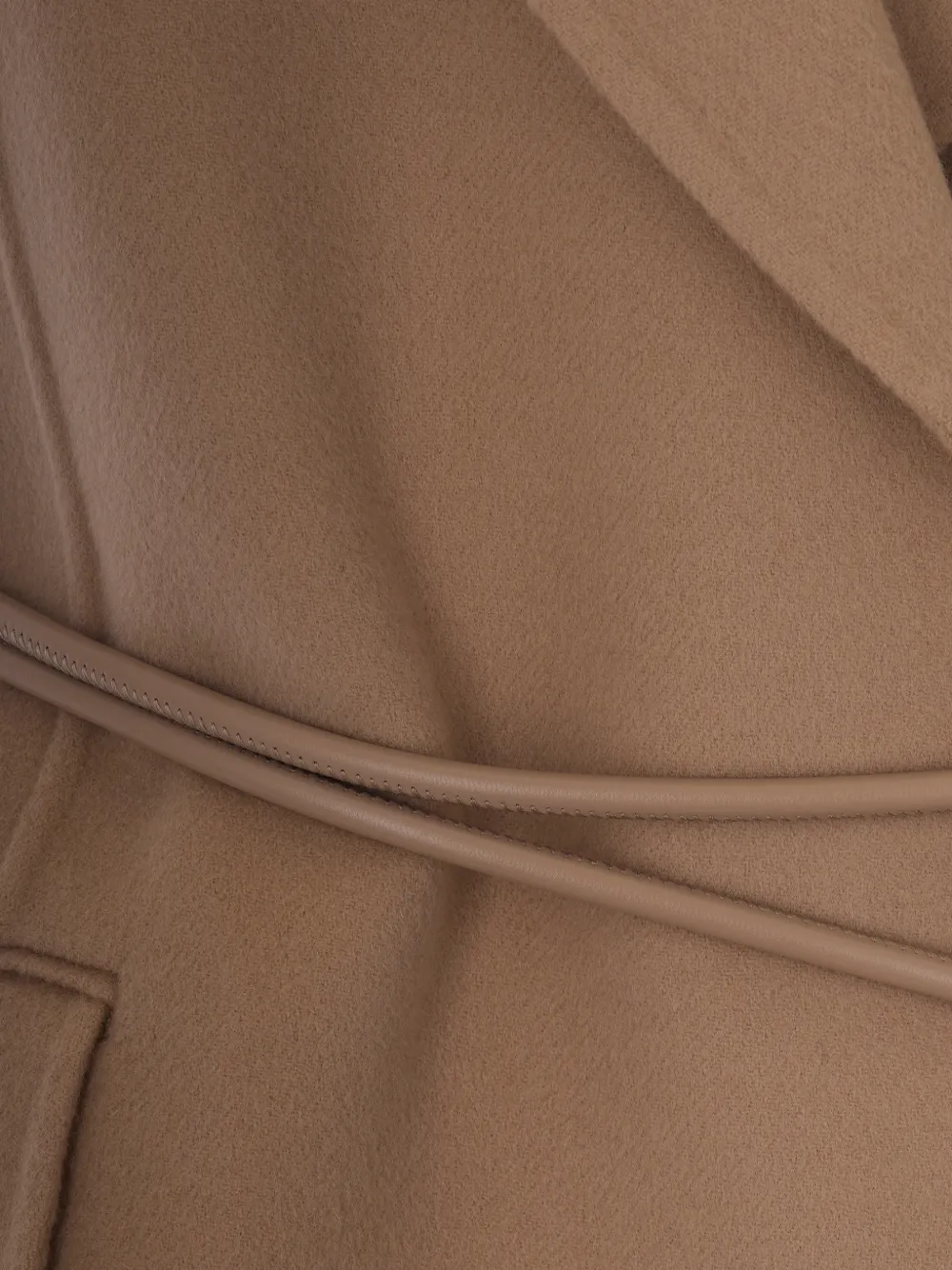 Sportmax Mouwloze gilet met ceintuur in de taille Bruin