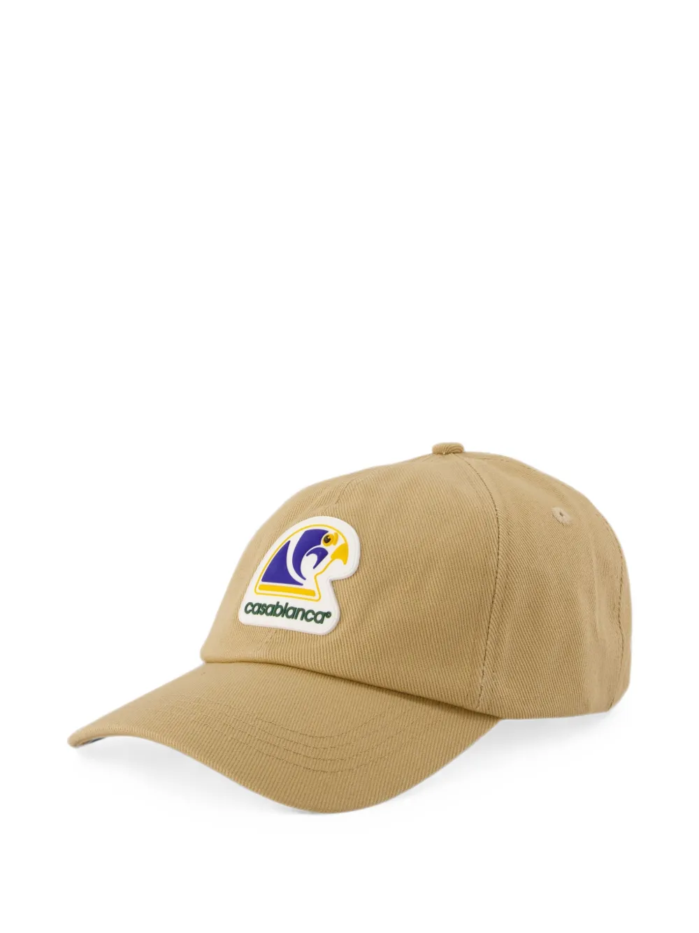 Casablanca Horus logo-patch cap - Toni neutri