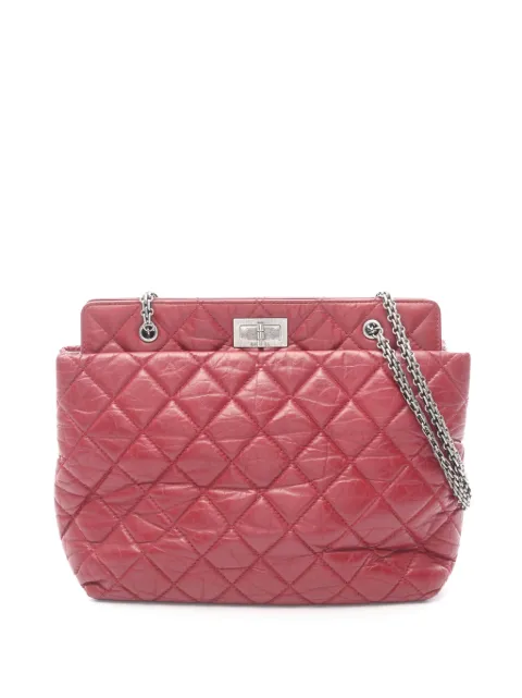 CHANEL Pre-Owned tote Reissue 2.55 de piel de becerro capitonada con efecto envejecido 2012