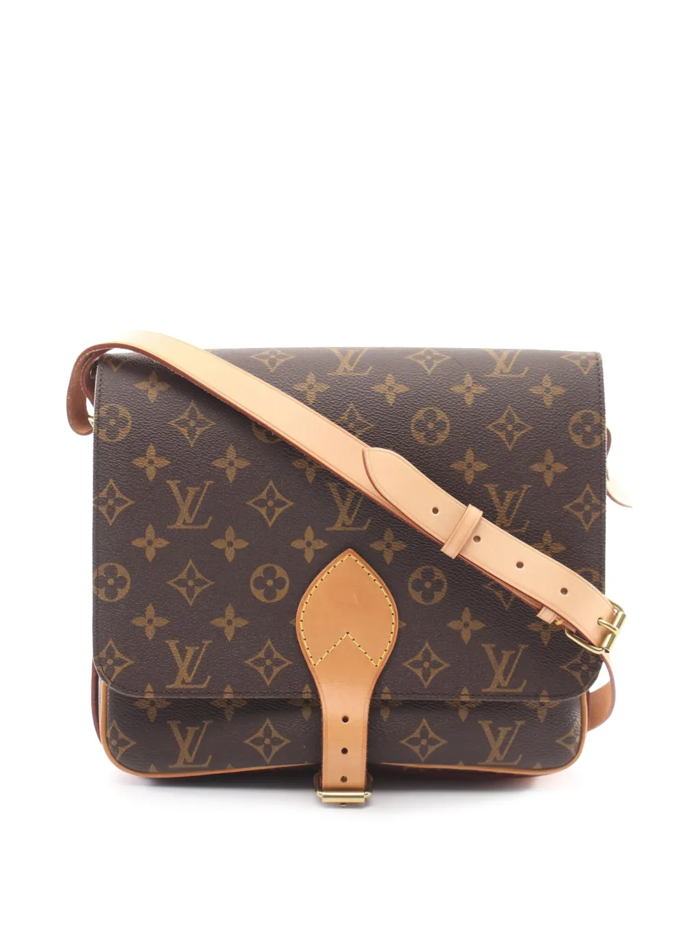 Louis Vuitton Pre-Owned 1997 Monogram Cartouchiere GM crossbody bag - Marrone