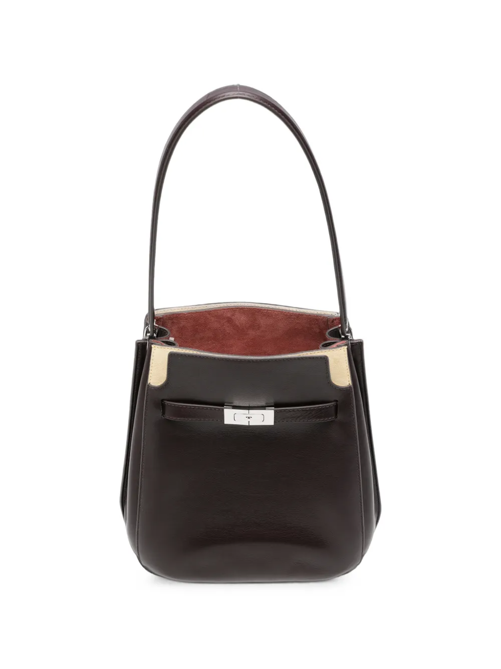 Tory Burch Lee Radziwill schoudertas Bruin