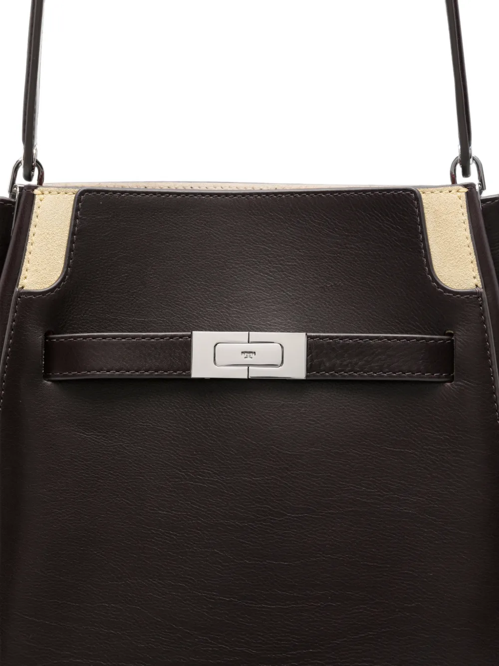 Tory Burch Lee Radziwill schoudertas Bruin