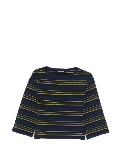 EB Denim Douglas top navy moss stripe