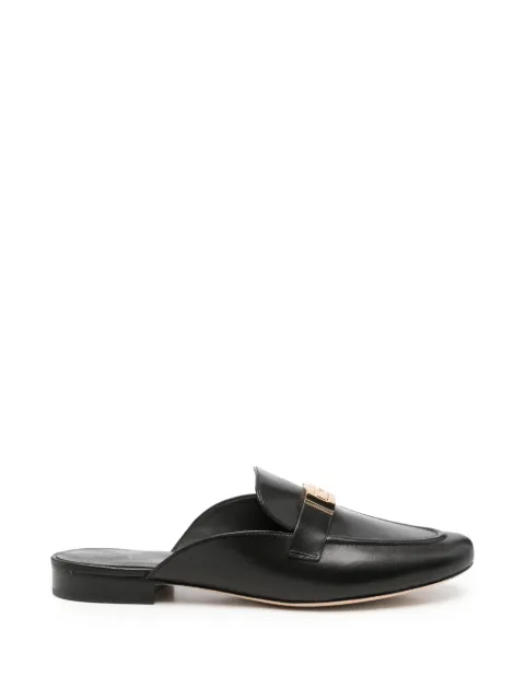 Tory Burch Leelee logo-plaque mules