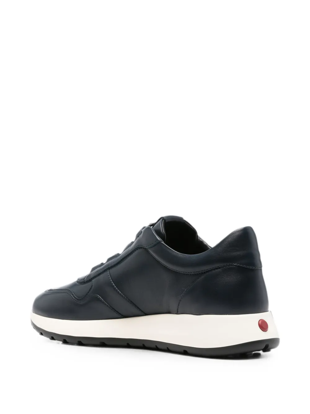 Tod's elasticated-lace leather sneakers Blauw