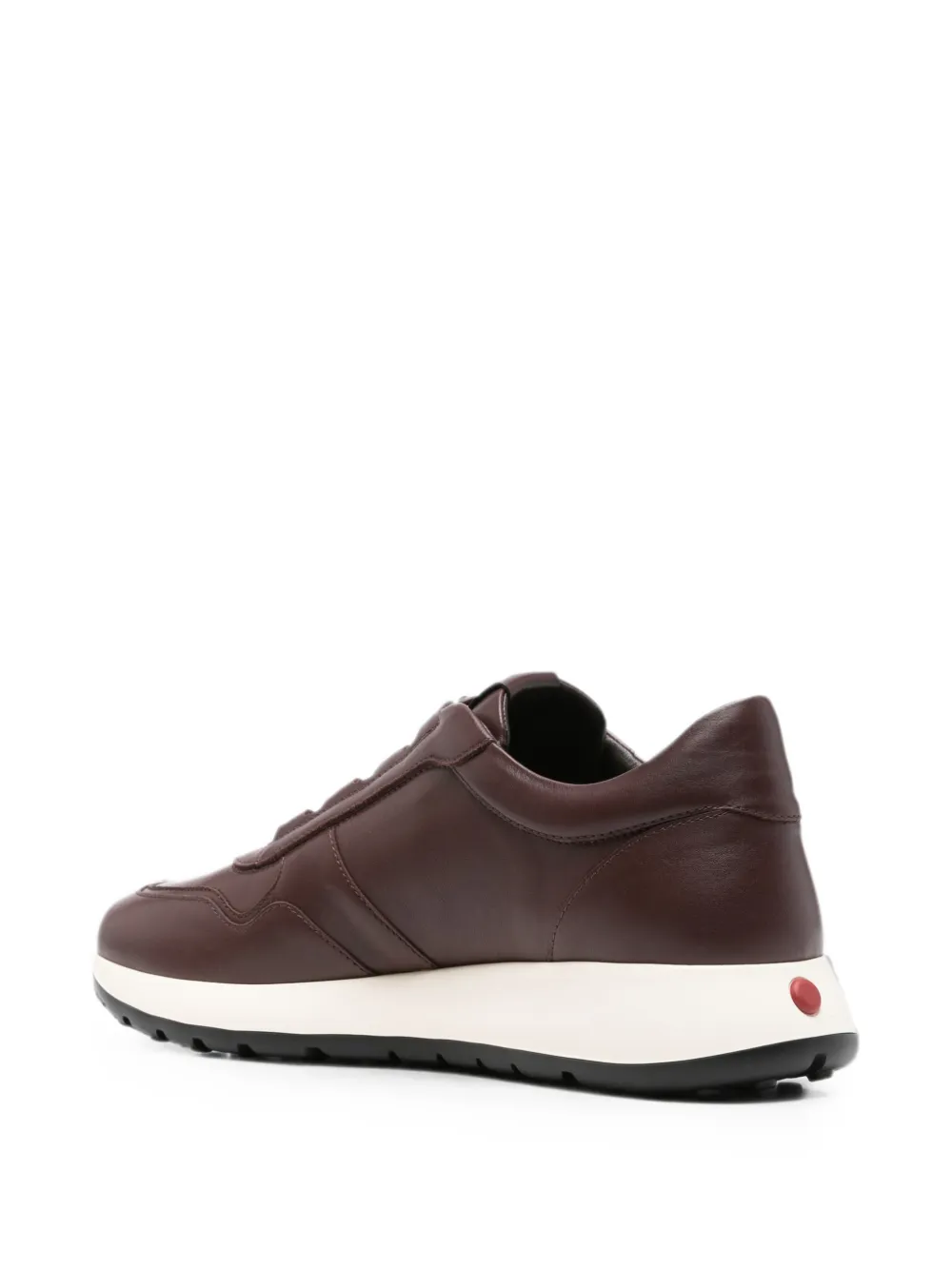 Tod's leather panelled sneakers Bruin