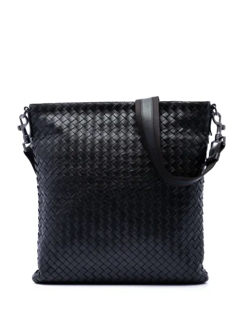 Bottega Veneta Pre-Owned bandolera VN de piel de napa Intrecciato 2012-2026