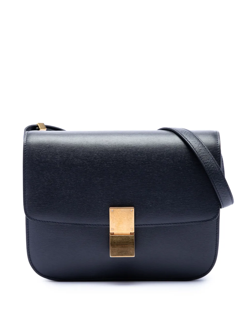 Celine Pre-Owned 2016 Medium Calfskin Classic Box crossbody bag - Blu