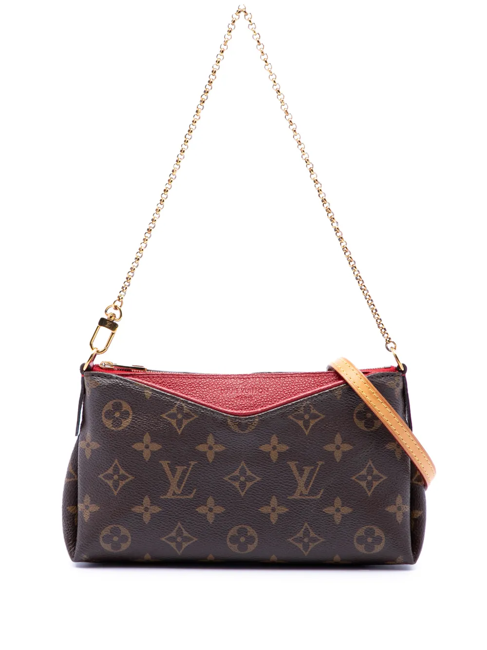Louis Vuitton Pre-Owned 2017 Monogram Pallas Clutch satchel - Marrone