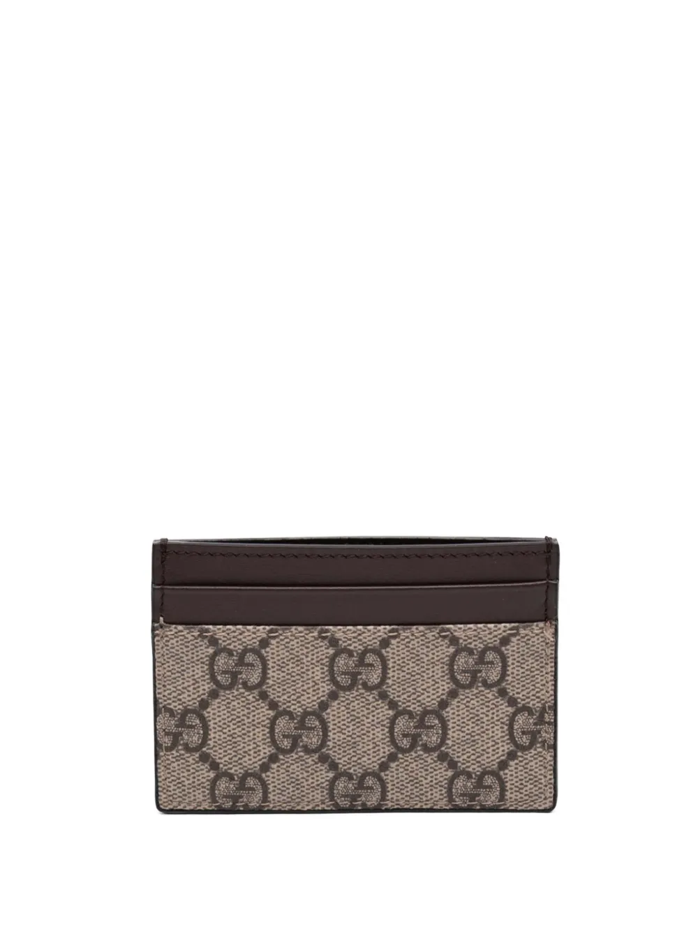 Gucci Pre-Owned 2000-2015 GG Supreme card holder - Toni neutri