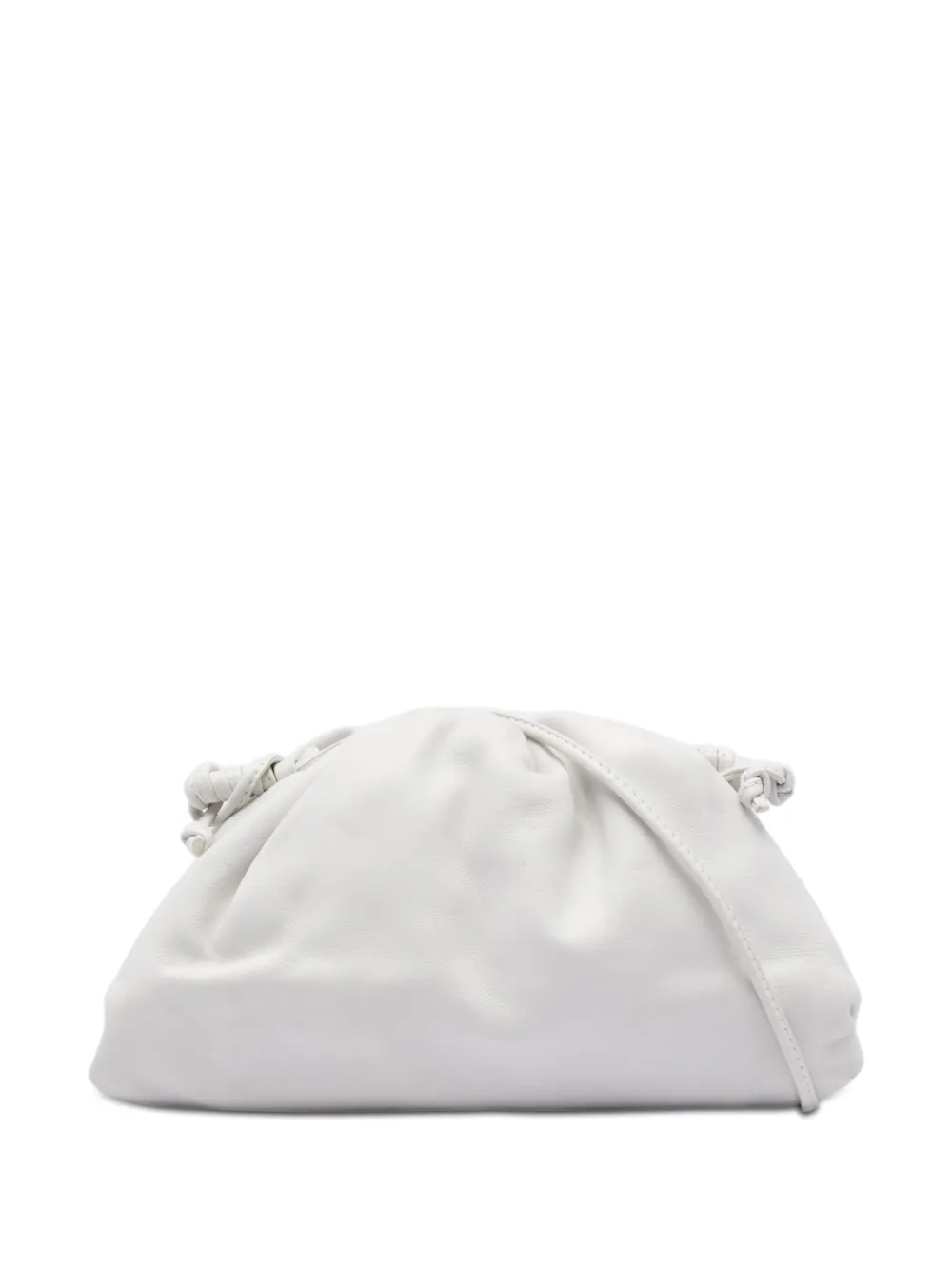 Bottega Veneta Pre-Owned 2012-2026 Lambskin The Mini Pouch crossbody bag - Bianco