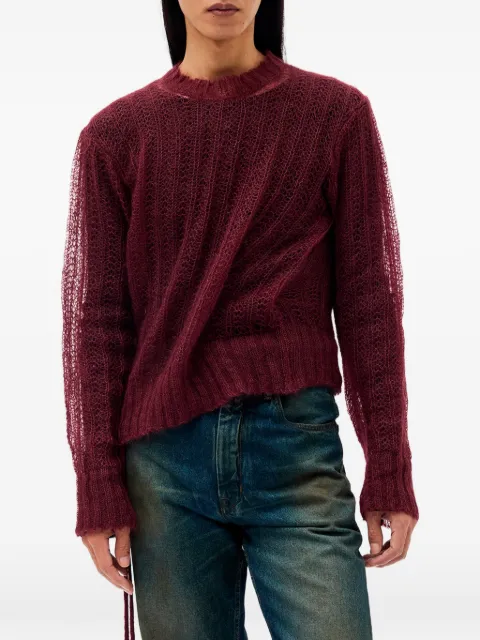 Ann Demeulemeester open-knit Levar sweater