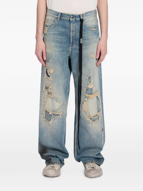 Ann Demeulemeester Evan distressed jeans