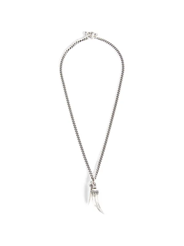 Ann Demeulemeester Mikke Curb-chain Necklace in Silver