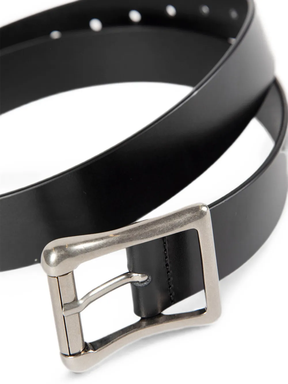 Ann Demeulemeester Ouls leren riem Zwart