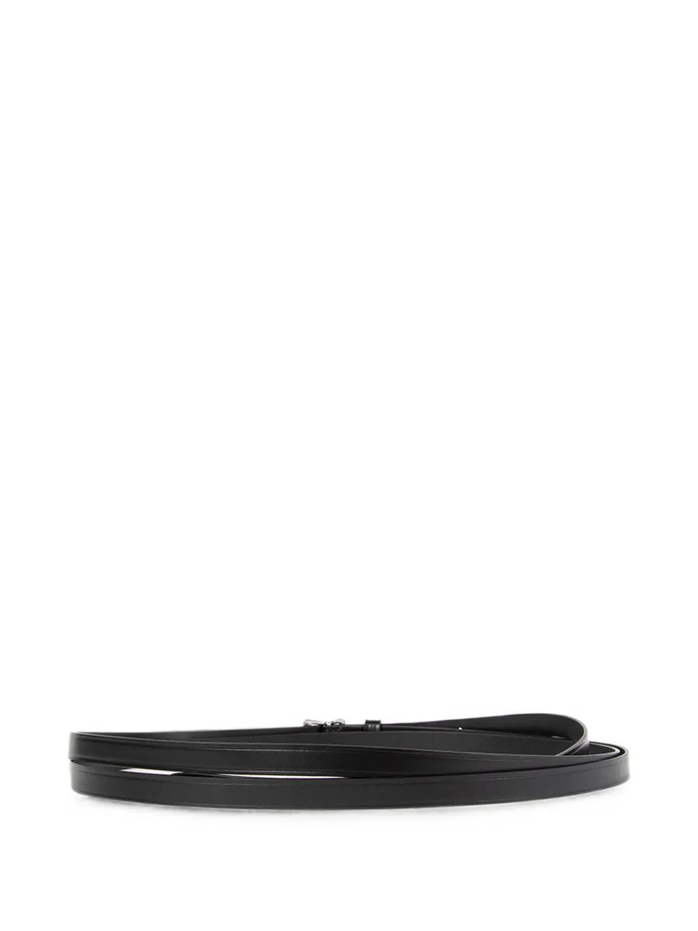 Ann Demeulemeester Adonica Calf Leather Belt in Black, view 2