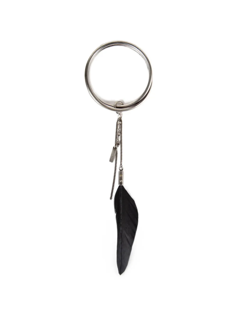 Ann Demeulemeester Bracciale a catena Vete con pendente - Argento
