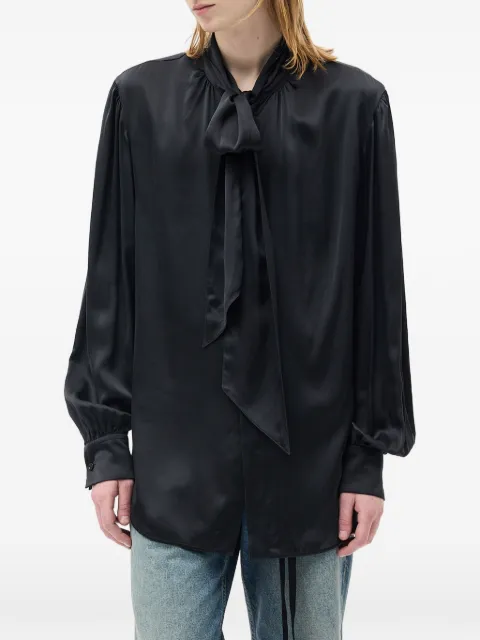 Ann Demeulemeester Runo bow-tie shirt