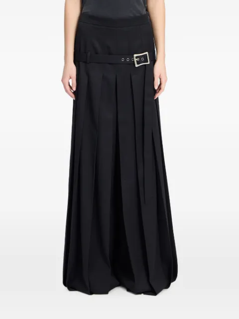 Ann Demeulemeester pantalon plissé à taille ceinturée