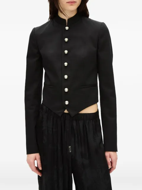 Ann Demeulemeester Bab stand-collar button-up jacket