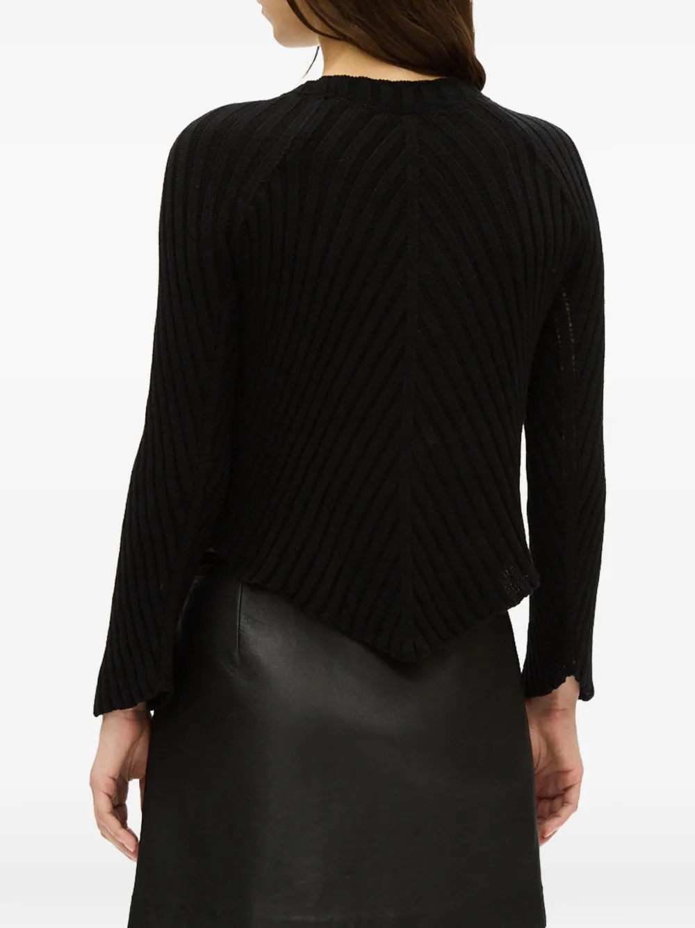Ann Demeulemeester Trui met uitgesneden details Zwart